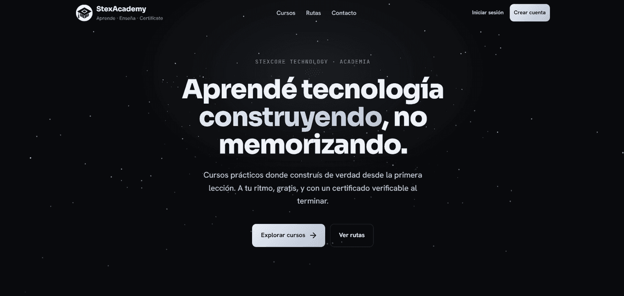 StexAcademy — cursos online
