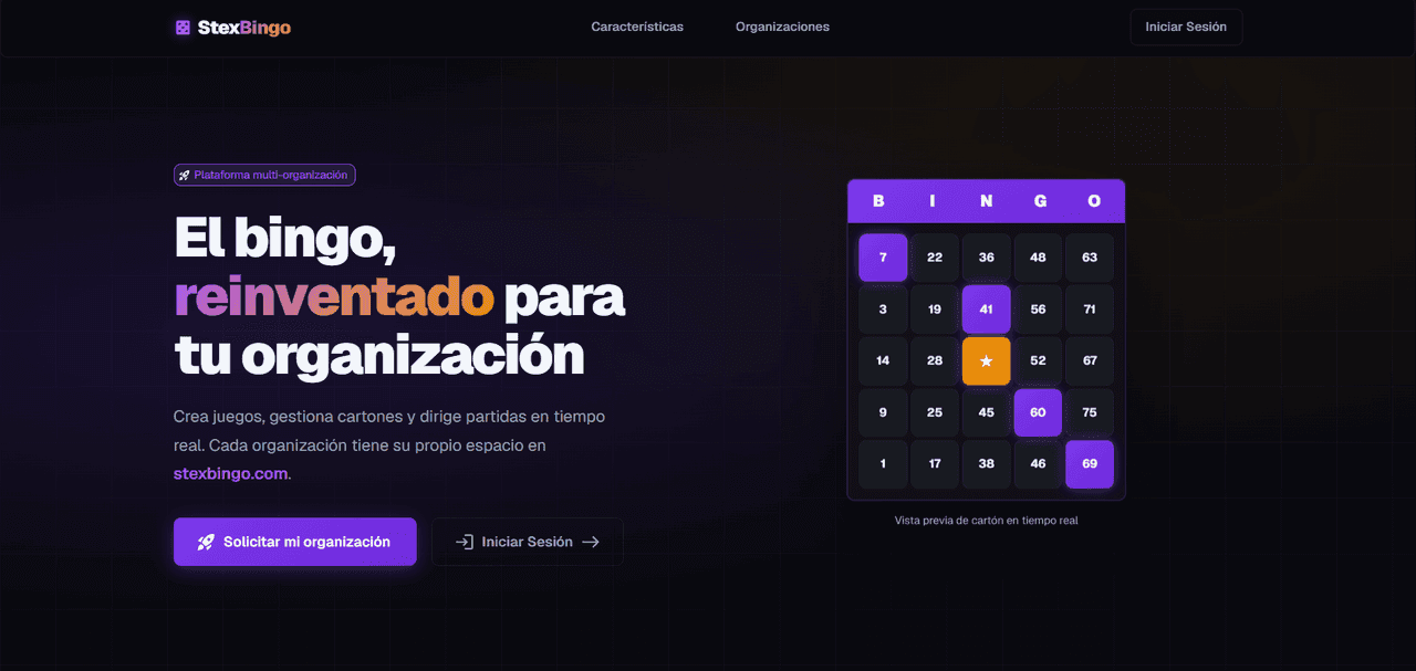 StexBingo — bingo en vivo